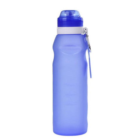 600ML Portable Creative Collapsible Foldable Silicone Drink Outdoor Sport Travel Bottle Cup Cycling Bike Bicycle Water Bottle