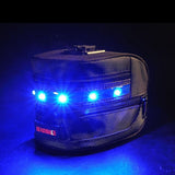 Bicycle Saddle Bag Outdoor Cycling Bike Back Seat Tail Pouch Package With LED Warning Lights Taillight