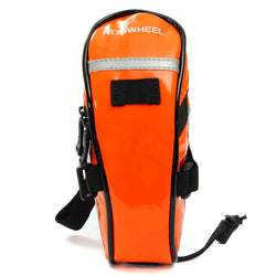 Outdoor Seat Bike Bag Leather Waterprof Frame Saddle Bag Portable Sport Cycling Bicycle Pouch Package
