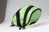 Outdoor Seat Bike Bag Leather Waterprof Frame Saddle Bag Portable Sport Cycling Bicycle Pouch Package