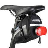Waterproof Mountain Road Bicycle Tail Bag Saddle Bag Bike Pouch Cycling Seat Bag Black