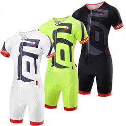 Pro Team Triathlon Suit Men Cycling Clothing Skinsuit Jumpsuit Maillot Cycling Jersey Sets Ropa Ciclismo Bike Sports Clothing