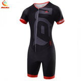 Pro Team Triathlon Suit Men Cycling Clothing Skinsuit Jumpsuit Maillot Cycling Jersey Sets Ropa Ciclismo Bike Sports Clothing
