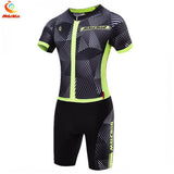 Pro Team Triathlon Suit Men Cycling Clothing Skinsuit Jumpsuit Maillot Cycling Jersey Sets Ropa Ciclismo Bike Sports Clothing