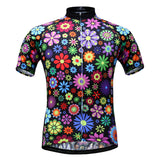 Summer Women's Cycling Jersey Quick-Dry Short Sleeve Cycling Clothing Cycle Wear With Full Length Zipper