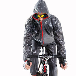 Cycling Sets Outdoor Compressed Waterproof Windproof Suit Bicycle Raincoat Long Sleeve Clothing Men Windshield Bike jerseys