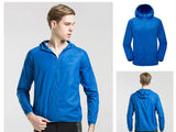 Summer Men Women Outdoor Sports Running Jackets UV Protector Waterproof Skin Rain Jacket Cycling Coat