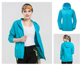 Summer Men Women Outdoor Sports Running Jackets UV Protector Waterproof Skin Rain Jacket Cycling Coat