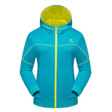 Spring Windstopper Outdoor Sport Cycling Hiking Fleece Jacket Women Trekking Running Jaqueta Feminina Climbing Camping Hood Coat