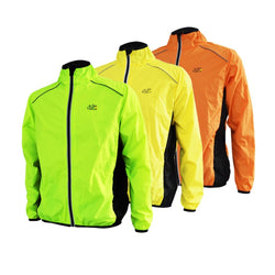 Anytoudoor night Reflective Breathable Men Waterproof Running Jacket Wind Coat   Bicycle cycling Jersey cortavientos ciclis