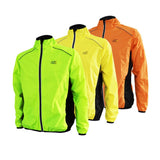 Anytoudoor night Reflective Breathable Men Waterproof Running Jacket Wind Coat   Bicycle cycling Jersey cortavientos ciclis