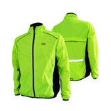 Anytoudoor night Reflective Breathable Men Waterproof Running Jacket Wind Coat   Bicycle cycling Jersey cortavientos ciclis