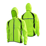 Breathable Windproof Softshell Cycling Jackets Ultra-light Waterproof Raincoat Bike Bicycle Coat Reflective Cycling Clothing