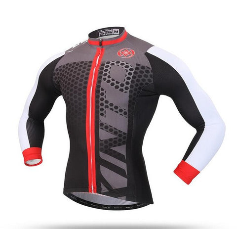 Trajes Ciclismo Invierno Hombre Ski Long Shirts Cycling Base Layer Riding Coat Jacket Spring Sleeved Shirt Men's Bike
