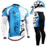 Life on Track  2017 Cycling Sets Long Sleeve Spring Ourdoor Sport Bicycle Bike Jersey Jacket Pants Clothing Ropa Ciclismo