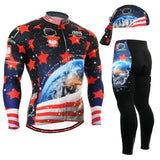 Life on Track  2017 Cycling Sets Long Sleeve Spring Ourdoor Sport Bicycle Bike Jersey Jacket Pants Clothing Ropa Ciclismo