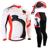 Life on Track  2017 Cycling Sets Long Sleeve Spring Ourdoor Sport Bicycle Bike Jersey Jacket Pants Clothing Ropa Ciclismo