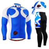 Life on Track  men Cycling Jersey Set Long Sleeve Jacket Pants Breathable 3D Gel Clothing MTB Road Bike Bicycle Cycling Jersey