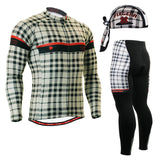 Life on Track  men Cycling Jersey Set Long Sleeve Jacket Pants Breathable 3D Gel Clothing MTB Road Bike Bicycle Cycling Jersey