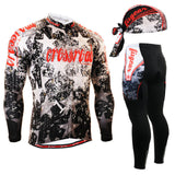 Life on Track  men Cycling Jersey Set Long Sleeve Jacket Pants Breathable 3D Gel Clothing MTB Road Bike Bicycle Cycling Jersey