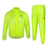 Men's Cycling Rain Jacket With Ultralight Waterproof Bike Bicycle Raincoat Skinsuit Sports Suit Wind Coat