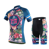 Women Cycling Sets Outdoor Sports Bicicleta Jacket Bicycle Bike Short Sleeve Shirt Ropa Ciclismo Clothing