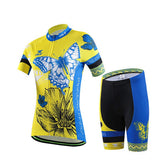 Women Cycling Sets Outdoor Sports Bicicleta Jacket Bicycle Bike Short Sleeve Shirt Ropa Ciclismo Clothing