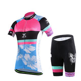 Women Cycling Sets Outdoor Sports Bicicleta Jacket Bicycle Bike Short Sleeve Shirt Ropa Ciclismo Clothing