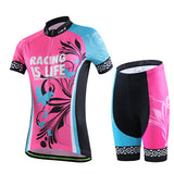 Women Cycling Sets Outdoor Sports Bicicleta Jacket Bicycle Bike Short Sleeve Shirt Ropa Ciclismo Clothing