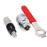 New Bike Bicyle Crank Extractor + Bottom Bracket Remover Removal Tool Set Repair Tool Bicycle Accessories High Quality Apr 27