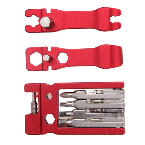 19 in 1 Portable Bicycle Repair Tools MTB Multifunction Tools Set Kit Hex Key Screwdriver Wrench Spanner Bicycle Tool kits