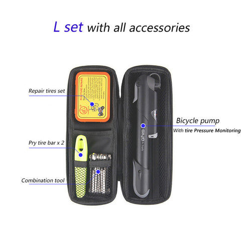 Cycling Tool Capsule Boxes Bottle Bags Repair Tools Kit Set Tire Repair Kits Bike Boxes Bicycle Tool Pump Tire Pressure