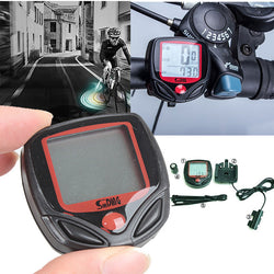 Waterproof Bicycle Bike Cycle Digital LCD Display Computer Speedometer Odometer  Compact And Slim Watch Funtion Long Use Life