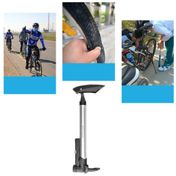 Portable High Pressure Bicycle Pumps Ultralight Mini Cycling Air Pump Double Inlet Bicycle Pump Inflator Bike