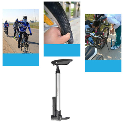 Portable High Pressure Bicycle Pumps Ultralight Mini Cycling Air Pump Double Inlet Bicycle Pump Inflator Bike