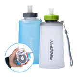 Portable Silicone Folding Water Bag Sport Camping Outdoor Cup Water Bags Drinkware With Straw Kettle Travel Bottles